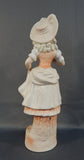 Vintage 12" German Bisque Lady Figurine