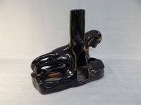 MCM Black Panther Ceramic Figure Lamp Base