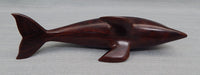 Hand-Carved Wood Dolphin Figurine