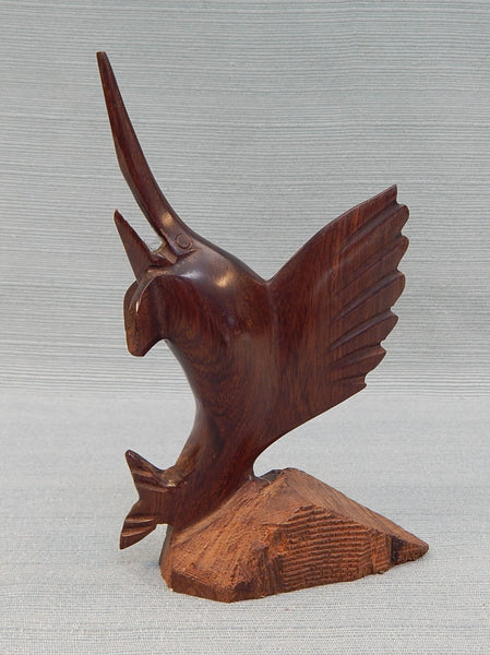 Hand-Carved Wood Sailfish