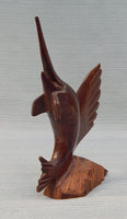 Hand-Carved Wood Sailfish