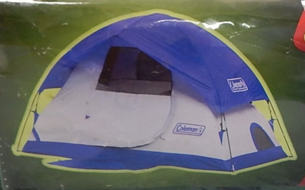 Coleman Sundome 2-Person 7x5 Tent, Blue - Brand New!