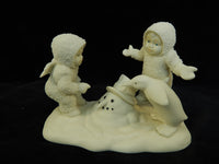 Department 56 Snowbabies Where Did He Go? Melting Snowman