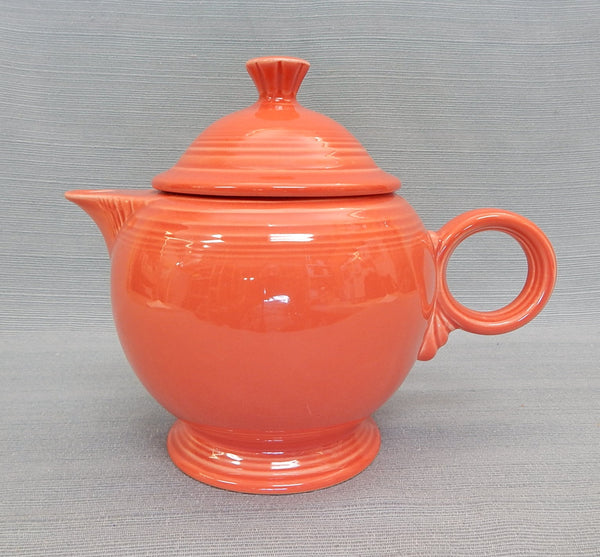 Fiesta Persimmon Tea Pot with Lid