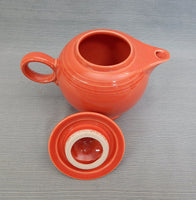 Fiesta Persimmon Tea Pot with Lid