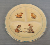 Vintage Baby Animals Child's Divided Plate