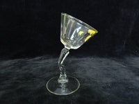 Set of 3 Gay Fad "Beau Brummel" Tipsy Glasses