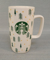 2019 Starbucks 16 oz. Pine Trees Mugs - Set of 2