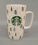 2019 Starbucks 16 oz. Pine Trees Mugs - Set of 2