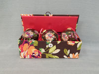 2012 Vera Bradley Christmas Ornaments - Set of 3 - Like New!