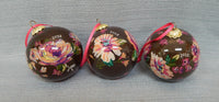 2012 Vera Bradley Christmas Ornaments - Set of 3 - Like New!