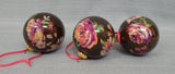 2012 Vera Bradley Christmas Ornaments - Set of 3 - Like New!