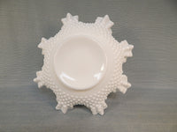 Fenton Milk Glass Hobnail Bride's Basket
