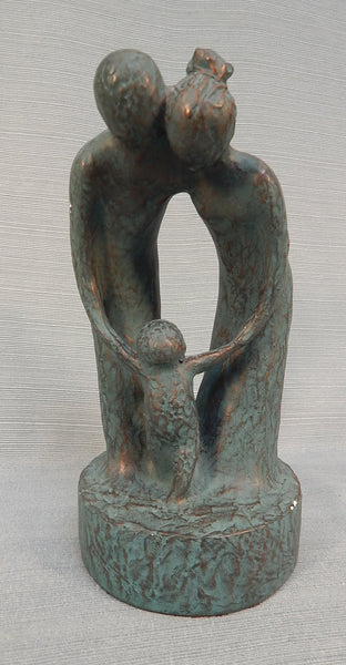 2001 Sergey Eylanbekov Alva Studios Family Circle 10" Figurine, Signed