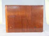 Vintage Oak 4 Drawer Library Card File