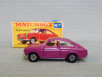 Vintage Matchbox Volkswagen 1600TL, Series 67