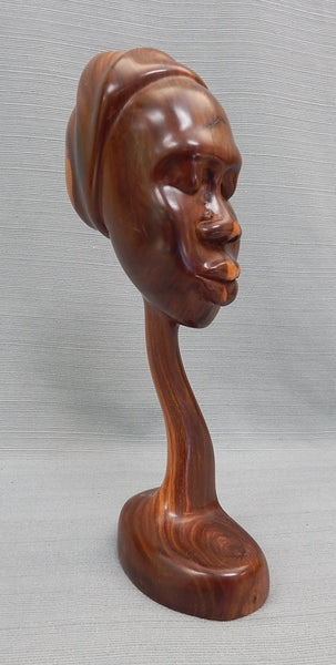 African Woman Wood Scupture