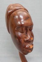 African Woman Wood Scupture