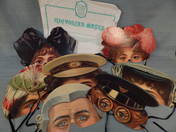 Set of Victorian Mask Replicas