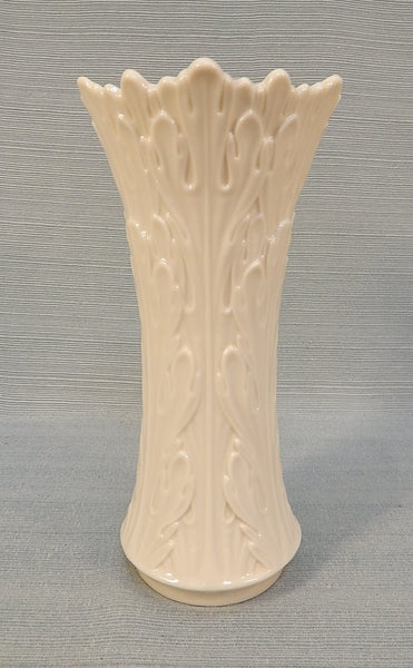 Lenox USA 8.5" Woodland Leaves Vase