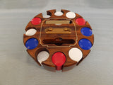 Wooden Poker Chip Carousel