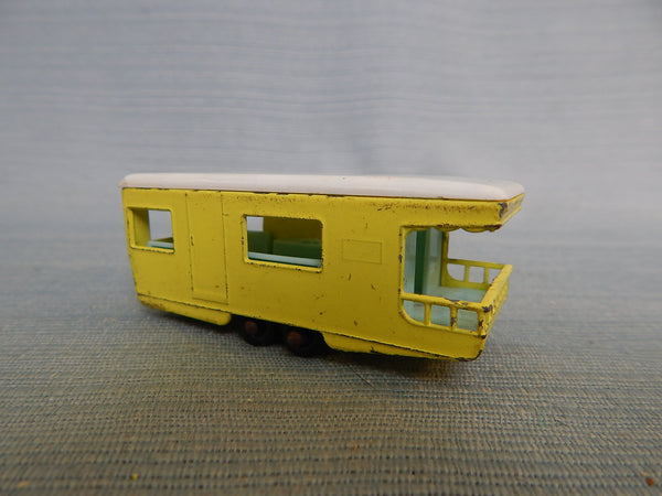 Matchbox Vintage Yellow Trailer Caravan No. 23