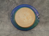 Multi-colored Handmade Pottery Plate