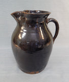 Vintage Deep Green Rustic Pitcher