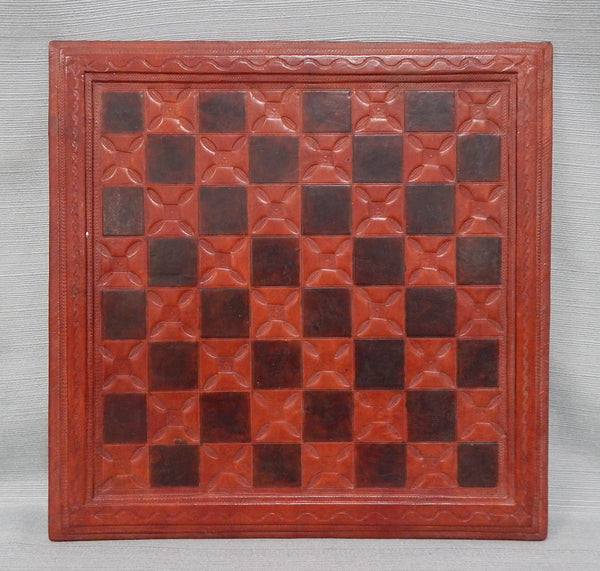 Handmade Leather Chess Board