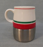 Starbucks 2006 Ceramic & Stainless Steel Mug