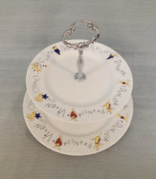 Pottery Barn Reindeer 2-Tier Serving Plate