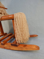 21" Wooden Rocking Horse with Yarn Mane and Tail