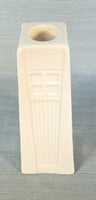 Belleek Ireland Inspired Art Deco Candlesticks - Lot of 2 - Like New!