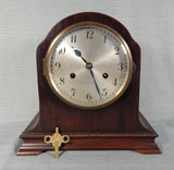 Antique Junghans Germany Mantel Desk Clock with Pendulum and Key