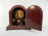 Antique Junghans Germany Mantel Desk Clock with Pendulum and Key