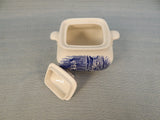Liberty Blue Historic Colonial Scenes Sugar and Creamer