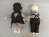 Pair of Amish Boy and Girl Dolls