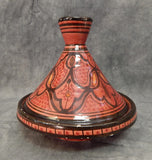 Hand-Painted Moroccan Tagine Cooker - Good Condition as Noted