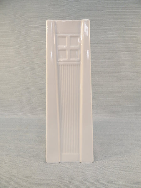 Belleek Inspired Ivory Porcelain Vase