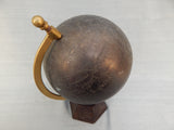 Globe Gulliver 7" Brass Globe on Wood Stand