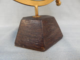 Globe Gulliver 7" Brass Globe on Wood Stand