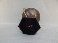 Globe Gulliver 7" Brass Globe on Wood Stand