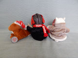 Set of 10 Coca-Cola Beanbag Plush Animals