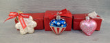 Set of 3 Waterford Holiday Heirloom Ornaments