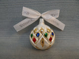 Set of 2 Waterford Nostalgic Collection Christmas Ornaments