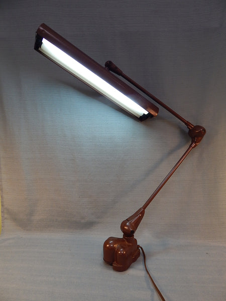 Large Vintage Desktop Task Lamp - Works!