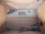 Vintage Schlitz Lager X Wood Crate w/Lid, Gideon, Missouri