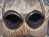 African Carved Wood Tribal Mask