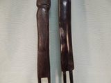 African Couple Carved Wood Figures