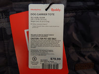 Reddy Small Dog Carrier Water Resistant Tote - Brand New!